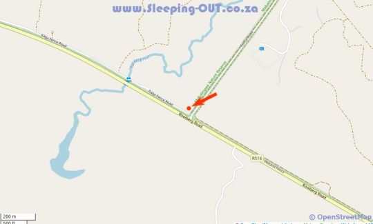 Map 419 The Hornbills Nest in Bela Bela  Bushveld  Limpopo  Südafrika