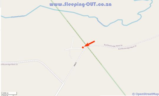 Map Kruger Safari Lodge in Manyeleti Game Reserve  Greater Kruger Park  Kruger National Park (LIM)  Limpopo  Zuid-Afrika