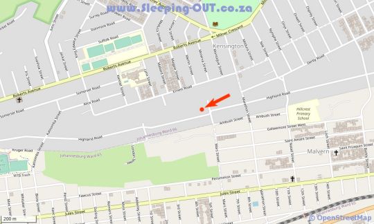 Map Fish Bird Art Deco Villa in Kensington (JHB)  Johannesburg East  Johannesburg  Gauteng  South Africa