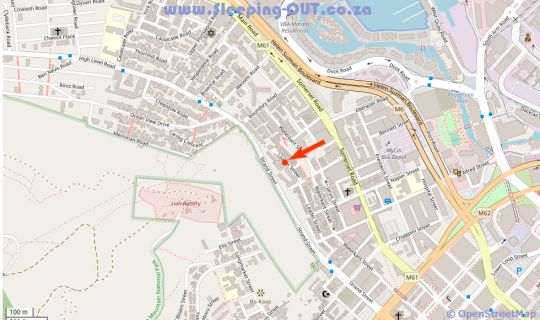 Map Loader Street Studios in Green Point  Atlantic Seaboard  Cape Town  Western Cape  South Africa