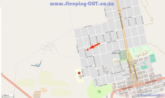 Map Modern Home in Zeerust  Central (NW)  North West  Suid-Afrika