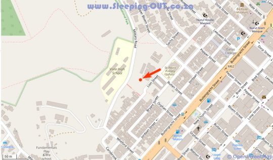 Map Forty on L 607 in Bokaap  City Bowl  Cape Town  Western Cape  South Africa