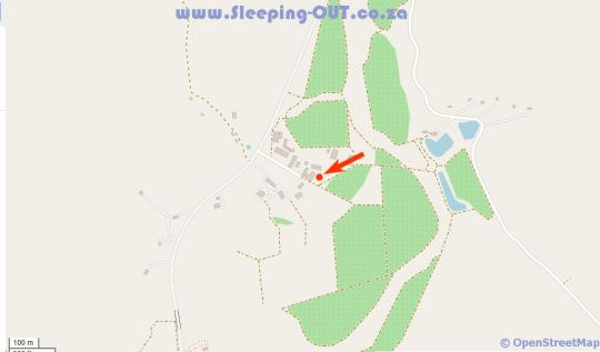 Map Almond Valley Manor  Cottages in Calitzdorp  Klein Karoo  Western Cape  Afrique du Sud