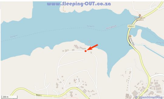 Map Impecto Guest House in Jozini  Zululand  KwaZulu Natal  Südafrika