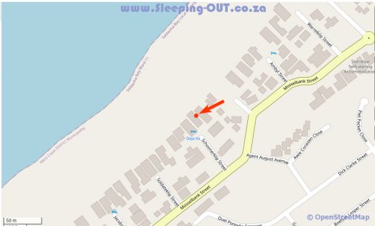 Map Paternoster Penthouse in Paternoster  West Coast (WC)  Western Cape  South Africa