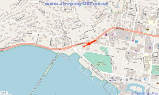 Map Summer Place 26 in Knysna  Garden Route  Western Cape  South Africa