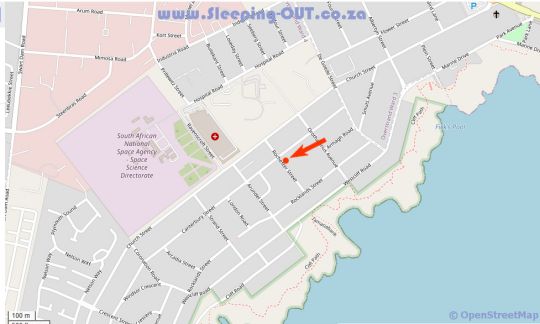 Map Villa Venusta in Hermanus  Overberg  Western Cape  Zuid-Afrika