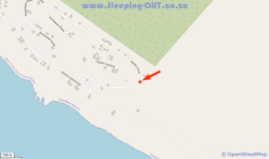 Map Pelicans\' View in Yzerfontein  West Coast (WC)  Western Cape  South Africa