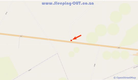 Map Hanlin Lodge in Modimolle Nylstroom Bushveld Limpopo Afrique du Sud