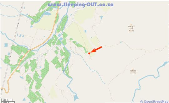 Map Paradise in the Winelands in Villiersdorp  Overberg  Western Cape  South Africa