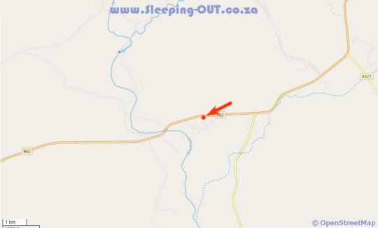 Map Magoos on 62 in Ladismith  Klein Karoo  Western Cape  Südafrika