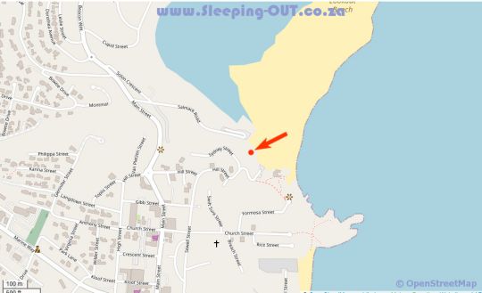 Map The Plett Shed in Plettenberg Bay  Garden Route  Western Cape  Zuid-Afrika
