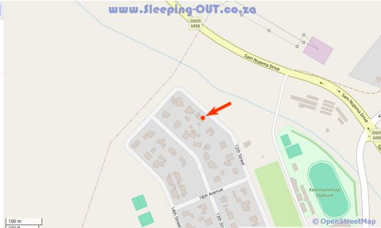 Map Stellies Accommodation in Keetmanshoop  Karas  Namibia