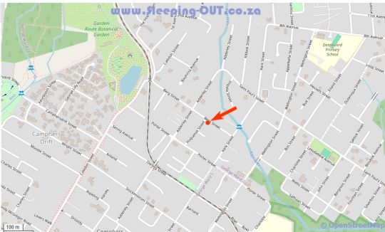 Map Hugenot View in George  Garden Route  Western Cape  Zuid-Afrika