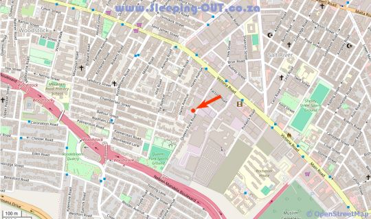 Map 105 Queens Park in Salt River  Southern Suburbs (CPT)  Kaapstad  Western Cape  Zuid-Afrika