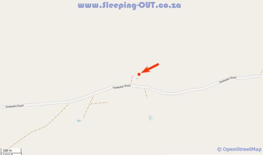 Map Elandspoort Private Game Reserve in Uniondale  Klein Karoo  Western Cape  Südafrika