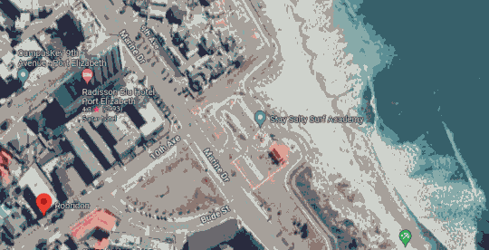 Map Seahorse Selfcatering Holiday Accommodation in Summerstrand  Port Elizabeth / Gqeberha  Cacadu (Sarah Baartman)  Eastern Cape  South Africa