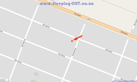 Map Beach House on 5th Hermanus in Hermanus  Overberg  Western Cape  Suid-Afrika