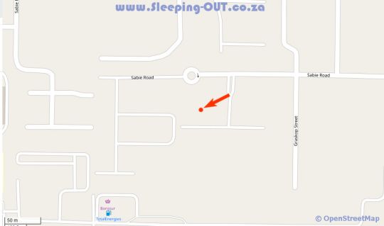 Map Shepherds Inn in Boksburg  Ekurhuleni (East Rand)  Gauteng  Afrique du Sud