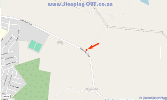 Map Varykino Cottage in Rheenendal  Garden Route  Western Cape  Suid-Afrika
