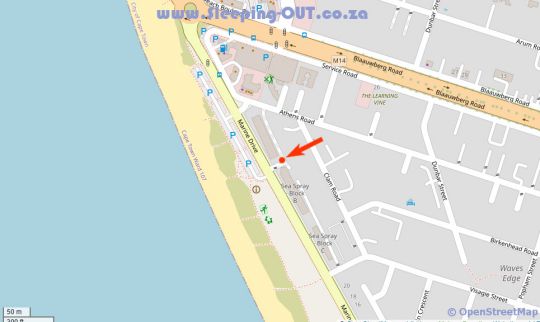 Map Sea Spray B303 in Bloubergstrand  Blaauwberg  Cape Town  Western Cape  South Africa