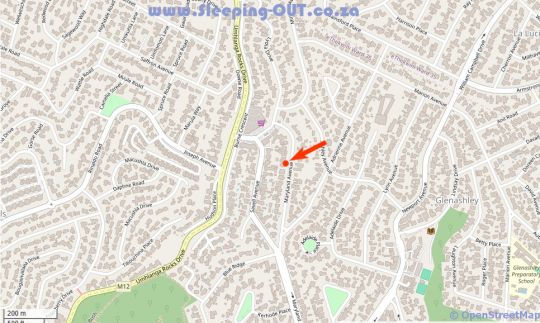 Map At 40 Oceanview in Glenashley  Northern Suburbs (DBN)  Durban and Surrounds  KwaZulu Natal  Suid-Afrika