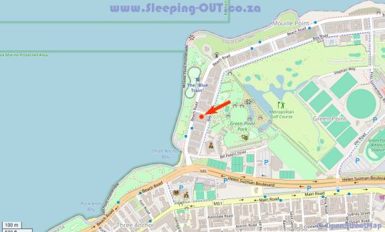 Map New Cumberland 212 in Mouille Point  Atlantic Seaboard  Cape Town  Western Cape  South Africa
