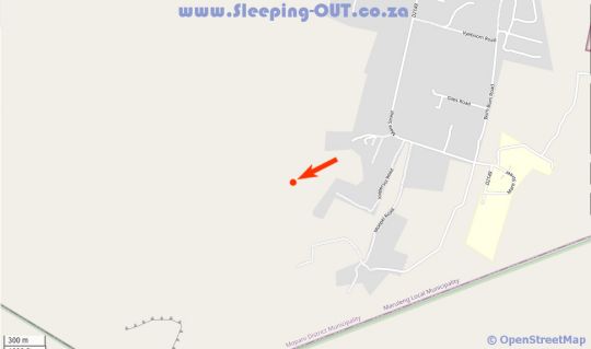 Map Marepe Mountain View in Kampersrus  Valley of the Olifants  Limpopo  Suid-Afrika