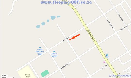 Map Vredelus Manor in Riebeek West  Cape Winelands  Western Cape  Suid-Afrika