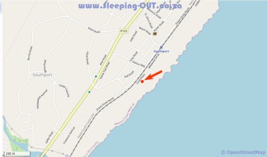 Map Coral Tides  18 Sleeper in Southport  South Coast (KZN)  KwaZulu Natal  Zuid-Afrika