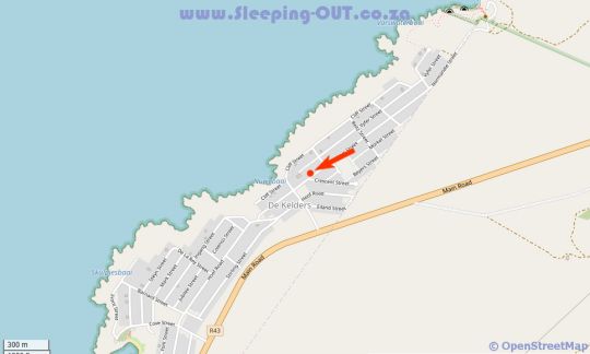 Map 85 on De Villiers in De Kelders  Overberg  Western Cape  South Africa