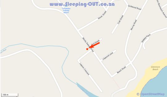 Map Eden On Sea in Glenmore  Durban  Durban and Surrounds  KwaZulu Natal  Zuid-Afrika