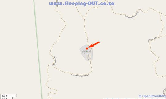 Map Shawu\'s Hide in Vaalwater  Waterberg  Bushveld  Limpopo  Afrique du Sud