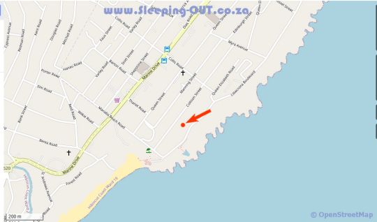 Map Beau Vista No 6 in Margate  South Coast (KZN)  KwaZulu Natal  Zuid-Afrika