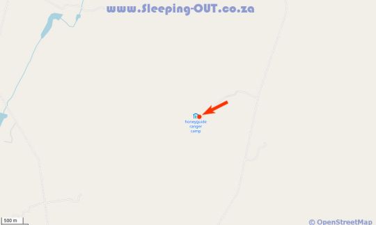 Map Honeyguide Ranger Camp in Modimolle  Nylstroom  Bushveld  Limpopo  South Africa