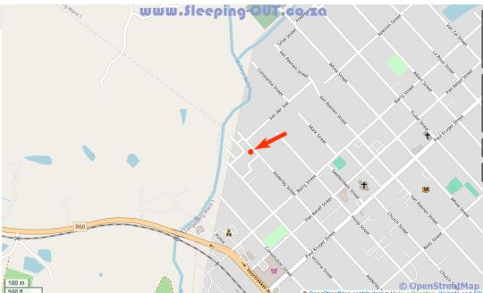 Map Adderley House Guest Accommodation in Robertson  Breede River Valley  Western Cape  Zuid-Afrika