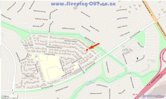 Map 40 Sycamore in Little Falls  Roodepoort  West Rand  Gauteng  South Africa