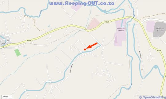 Map Seringa Lodge  Safaris in White River  The Panorama  Mpumalanga  South Africa