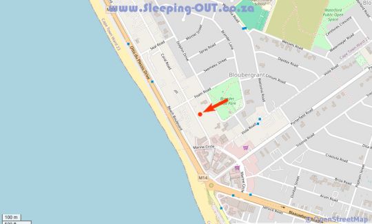 Map Ocean View B401 in Bloubergstrand  Blaauwberg  Kaapstad  Western Cape  Suid-Afrika