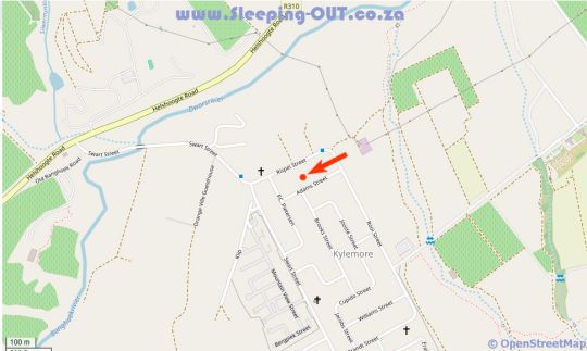 Map Staymore in Stellenbosch  Cape Winelands  Western Cape  Afrique du Sud