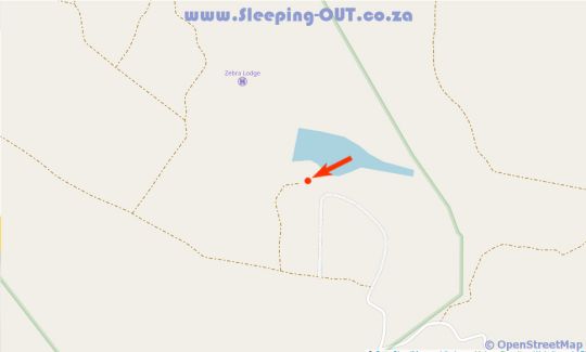 Map Zebra Nature Reserve in Cullinan  Pretoria North  Pretoria / Tshwane  Gauteng  Zuid-Afrika