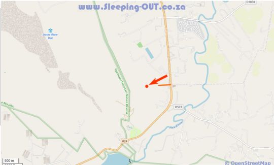 Map Kudu Kopje Lodge in Rustenburg  Bojanala  North West  Afrique du Sud
