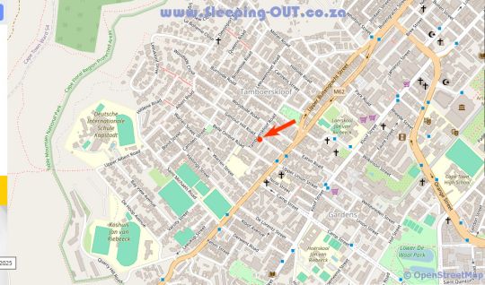 Map Grenada Court 309 in Tamboerskloof  City Bowl  Kaapstad  Western Cape  Zuid-Afrika