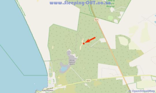 Map The Salt Mine in Yzerfontein  West Coast (WC)  Western Cape  South Africa