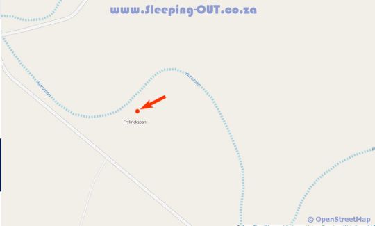 Map Frylinkspan Guestfarm and Venue in Kuruman  Kalahari  Northern Cape  South Africa