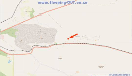 Map Otavi Vineyards Selfcatering  Camping in Otavi  Otjozondijupa  Namibia