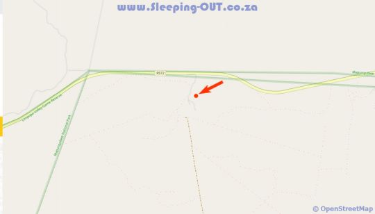 Map Mapesu Wilderness Tented Camp in Mapungubwe Soutpansberg Limpopo Afrique du Sud