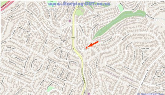 Map Palms On Byrne in La Lucia  Northern Suburbs (DBN)  Durban and Surrounds  KwaZulu Natal  Südafrika