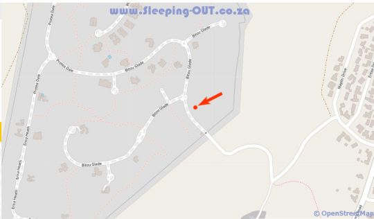 Map eMoyeni in Plettenberg Bay Garden Route Western Cape Afrique du Sud