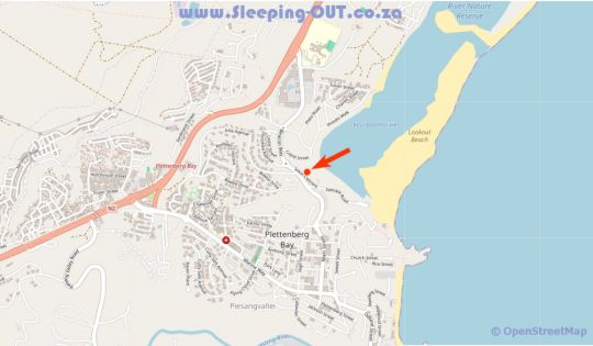 Map 9 Beaconsfield in Plettenberg Bay  Garden Route  Western Cape  Afrique du Sud